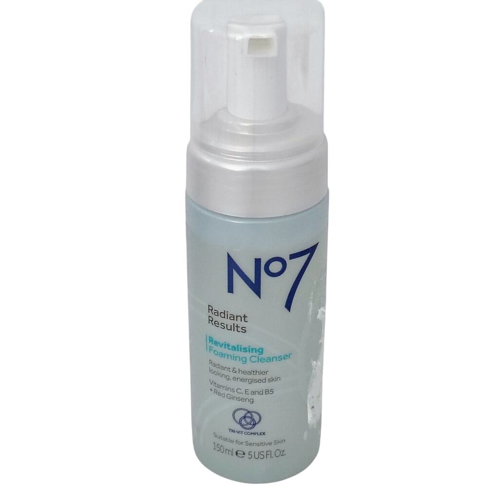 No. 7 Radiant Results Revitalizing Foaming Cleaner 5 oz Sensitive Skin Discontin
